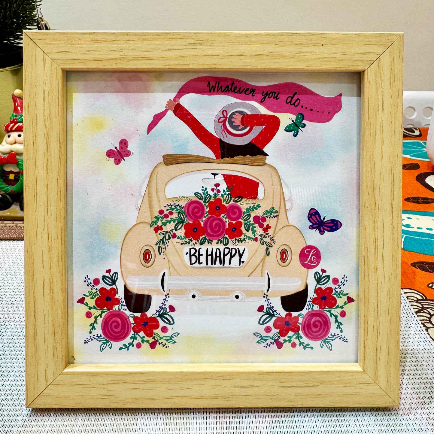 Be Happy Mini Frame