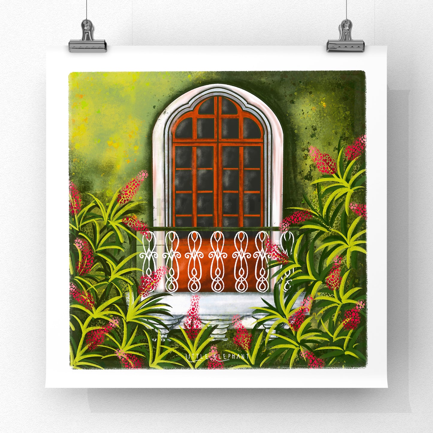 Olive Window Giclee Fine Art Prints