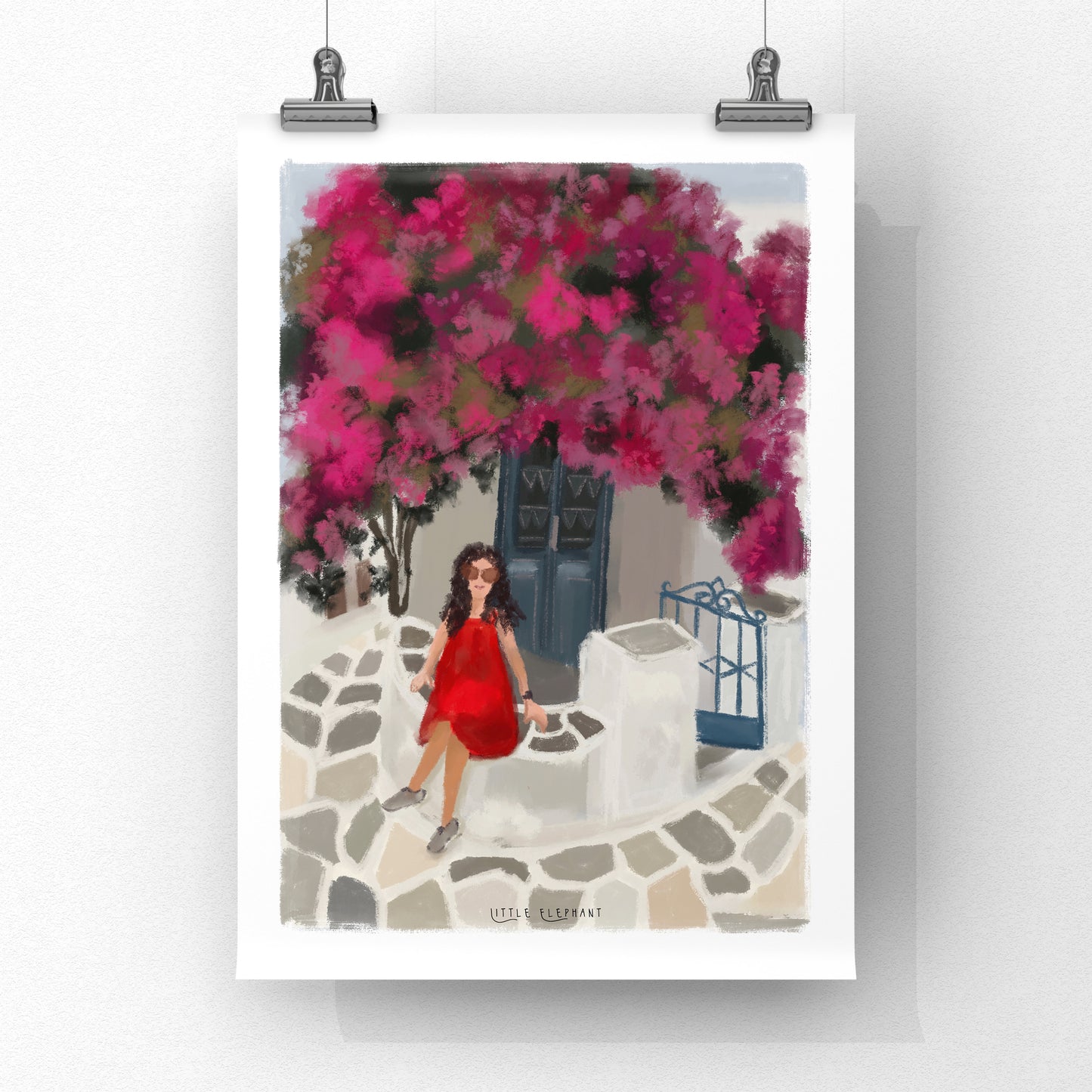 Amazing Santorini Giclee Fine Art Prints