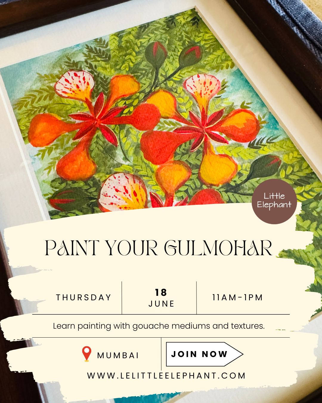 Paint Your Gulmohar Workshop