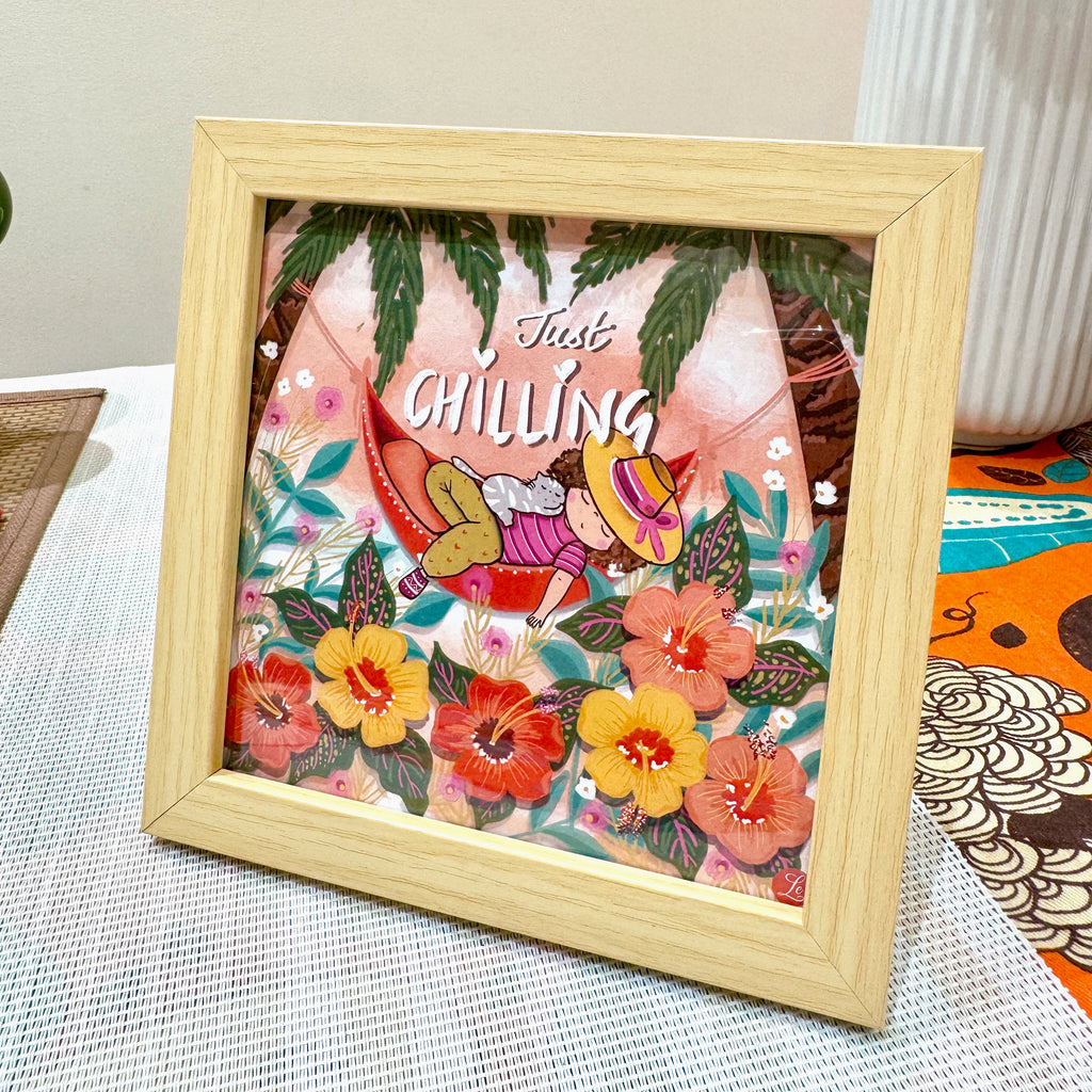 Just Chilling Mini Frame | Wall Art