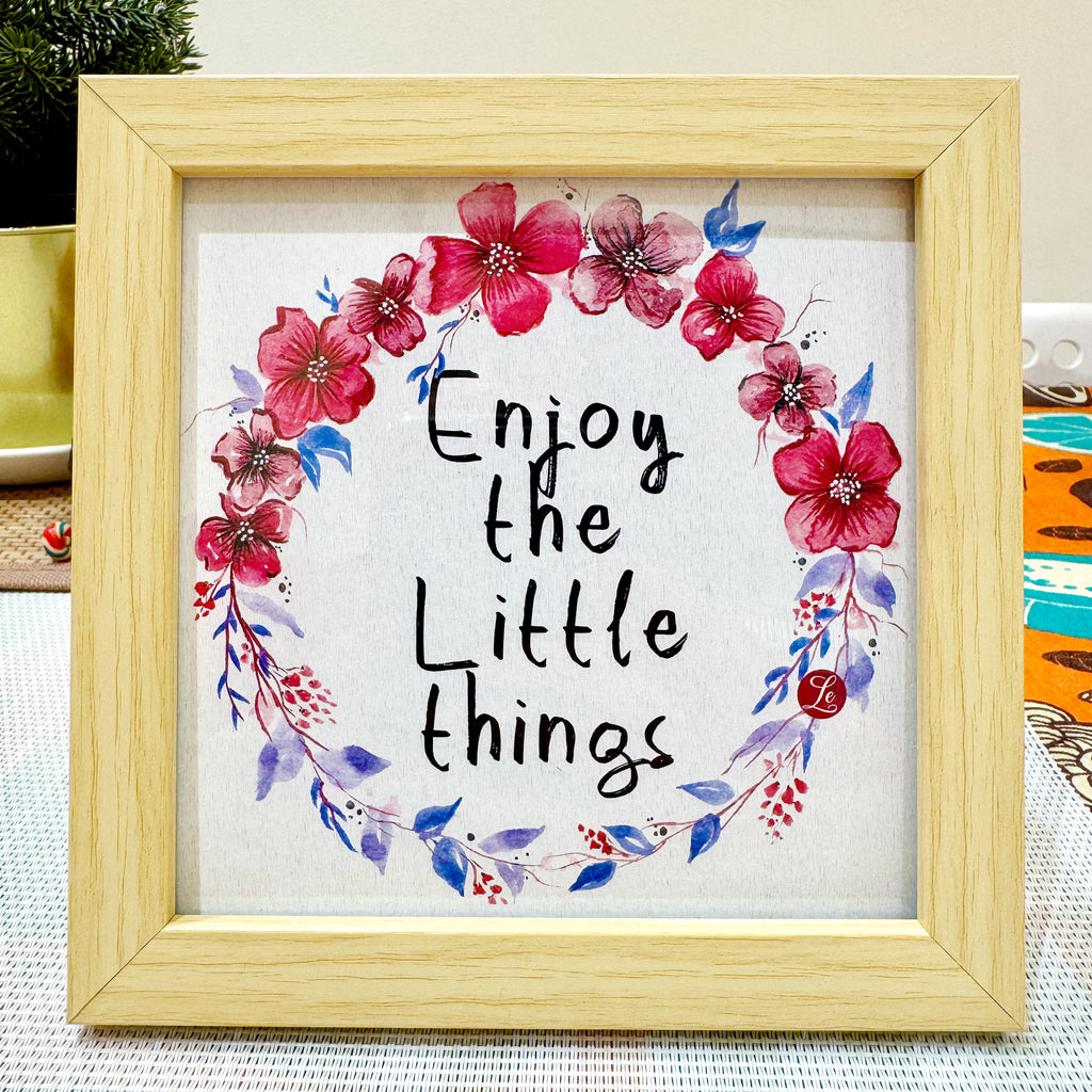 Enjoy The Little Things Mini Frame | Wall Art