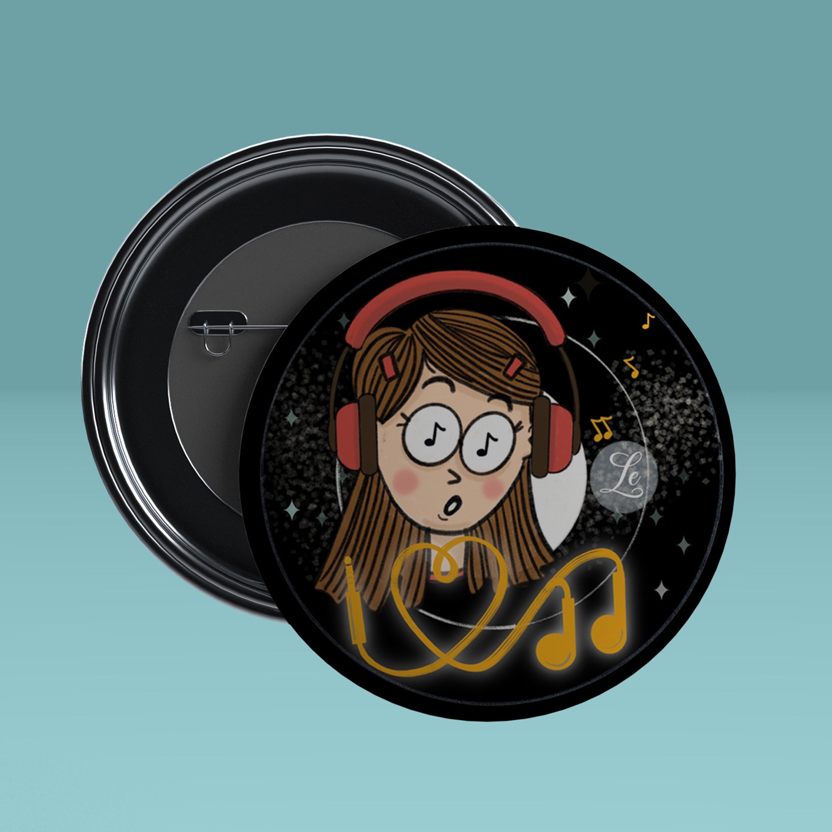 I Luv Music | Magnet Badge