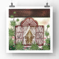 Burnt Orange Window Giclee Fine Art Prints