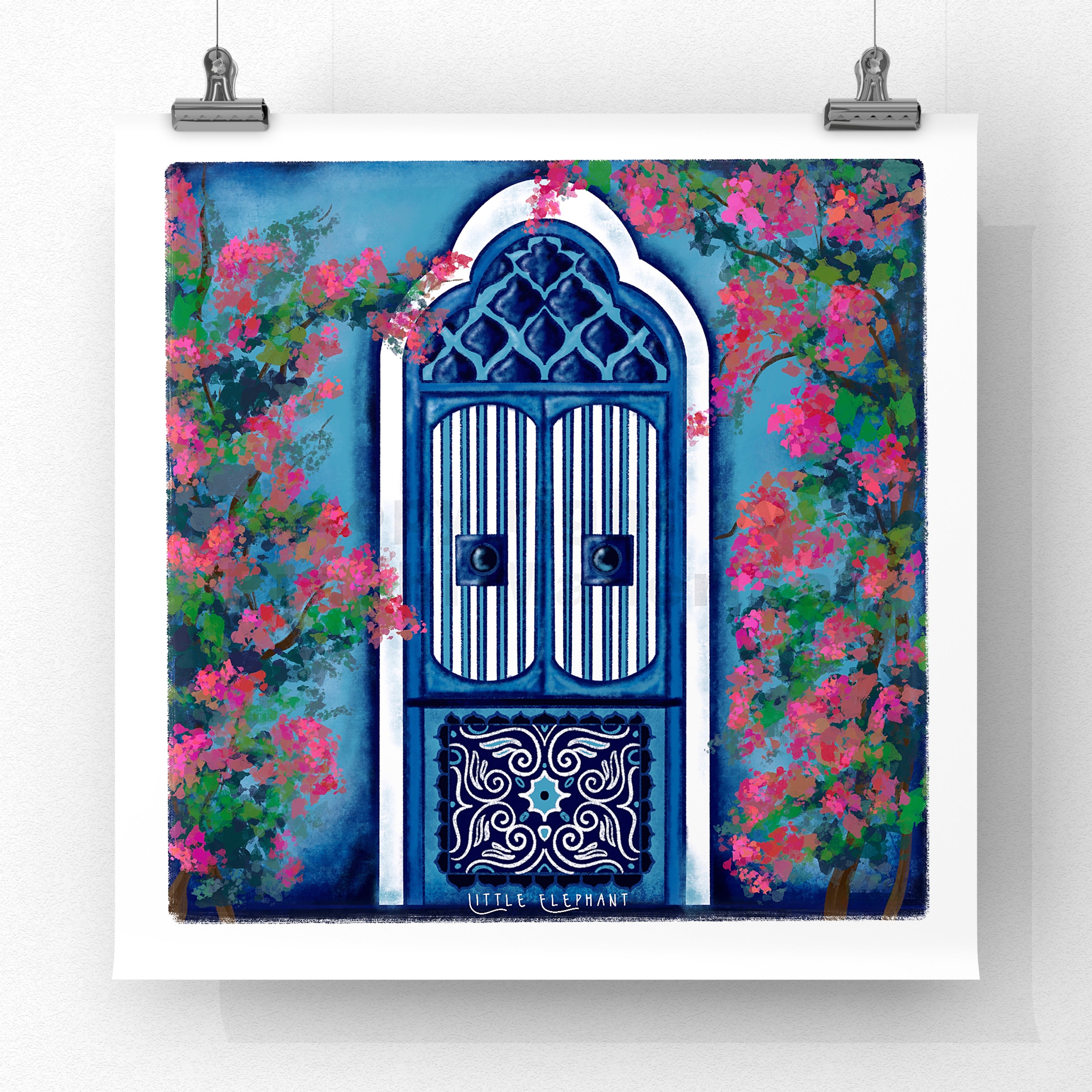 Indigo Window Giclee Fine Art Prints