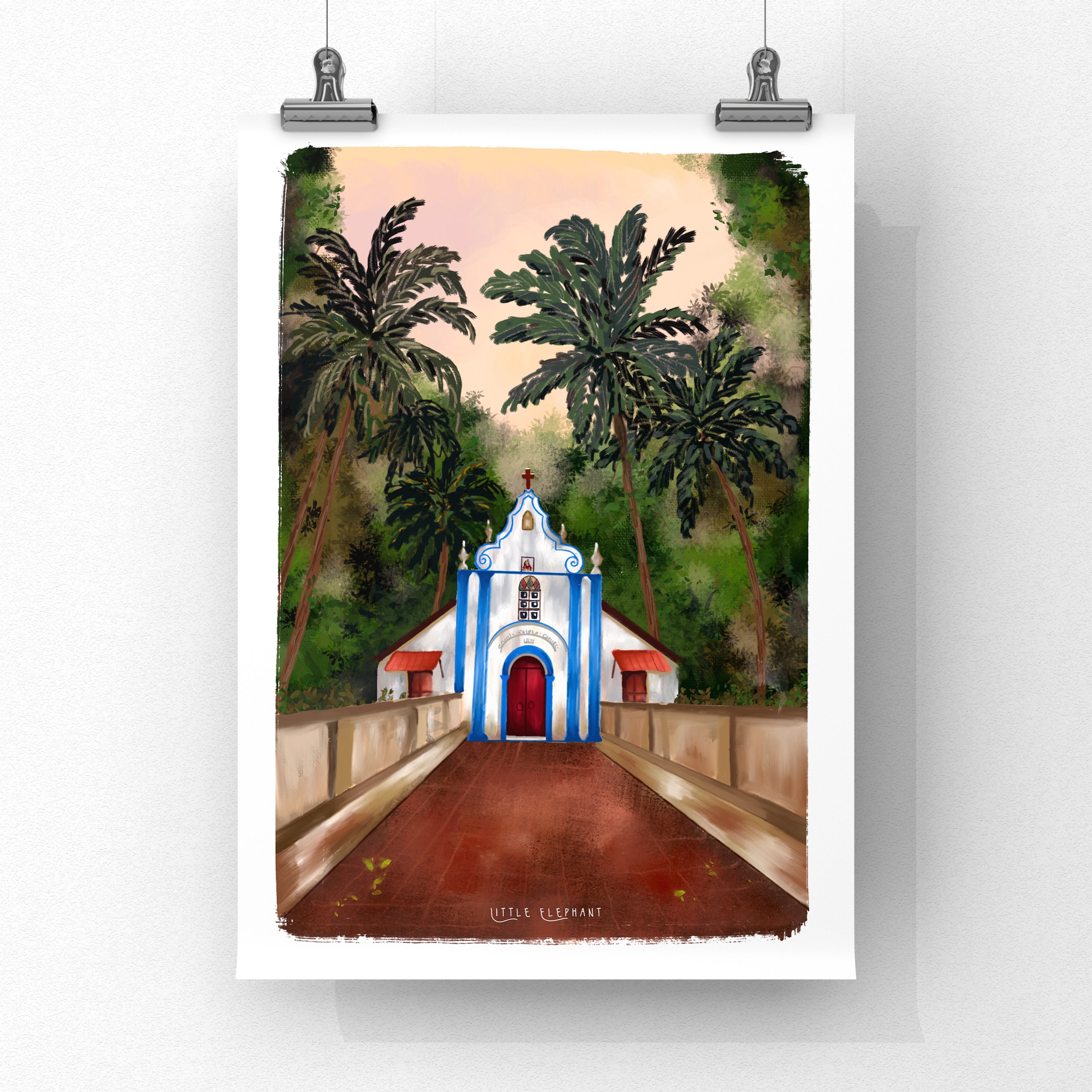 Chapel Walk Giclee Fine Art Prints