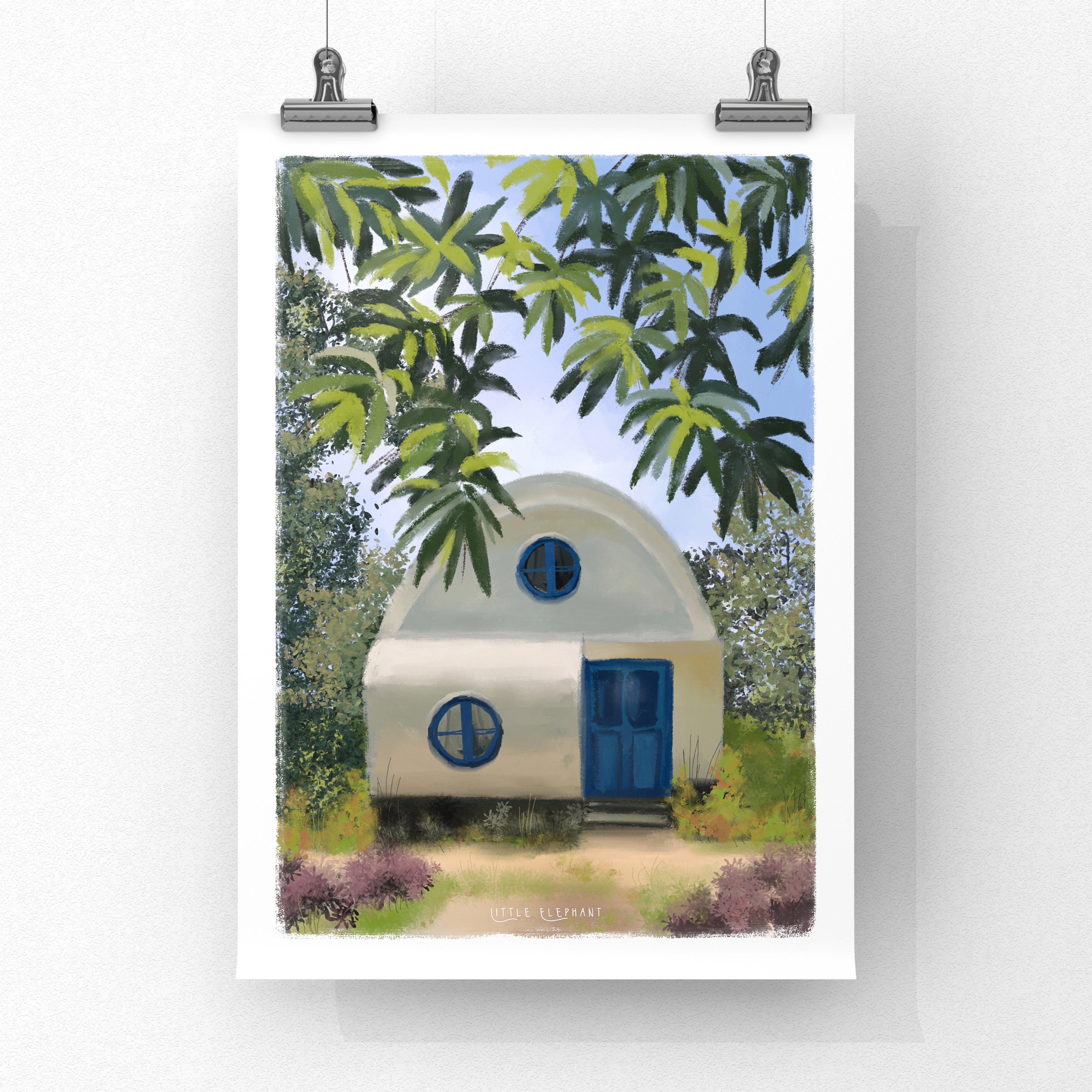 Coorg Cozy Cottage Giclee Fine Art Prints