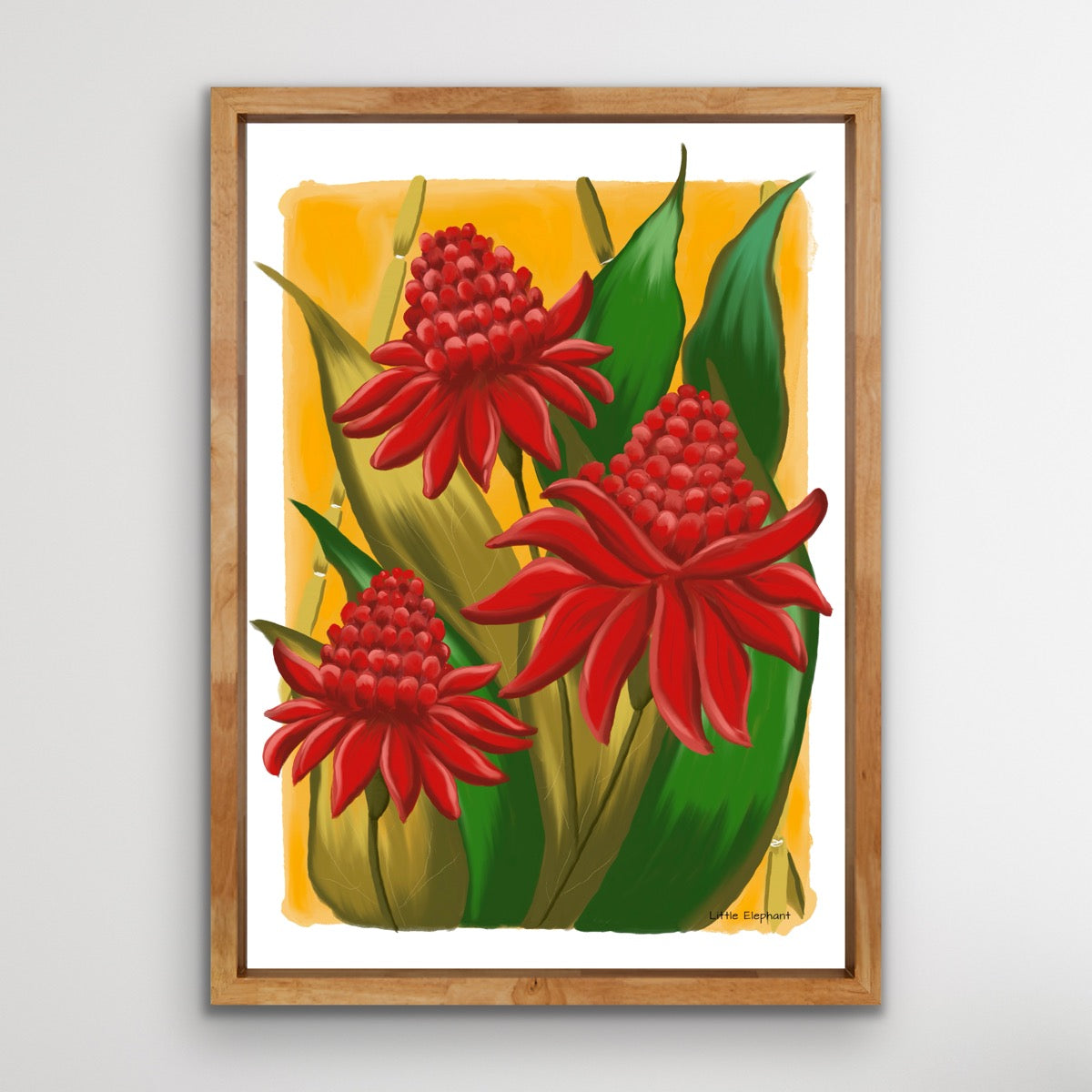 Torch Ginger in Paradise | Wall Art