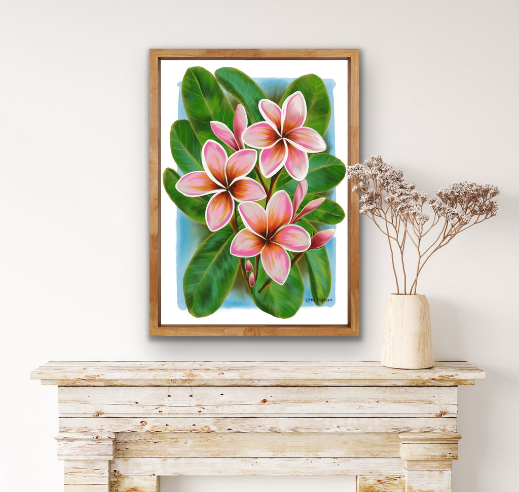 Whispering Frangipani | Wall Art