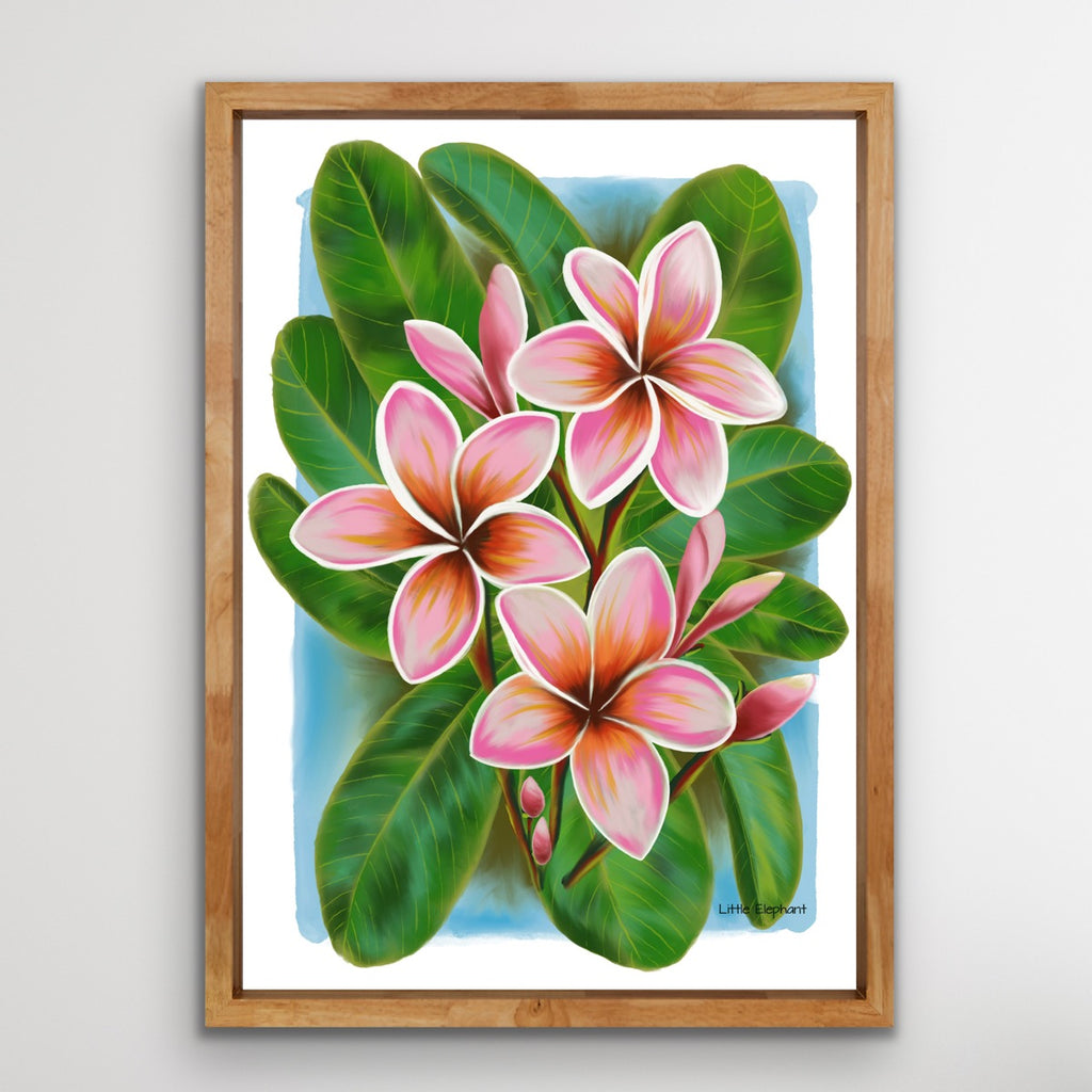 Whispering Frangipani | Wall Art