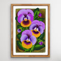 Pansy Poetry | Wall Art