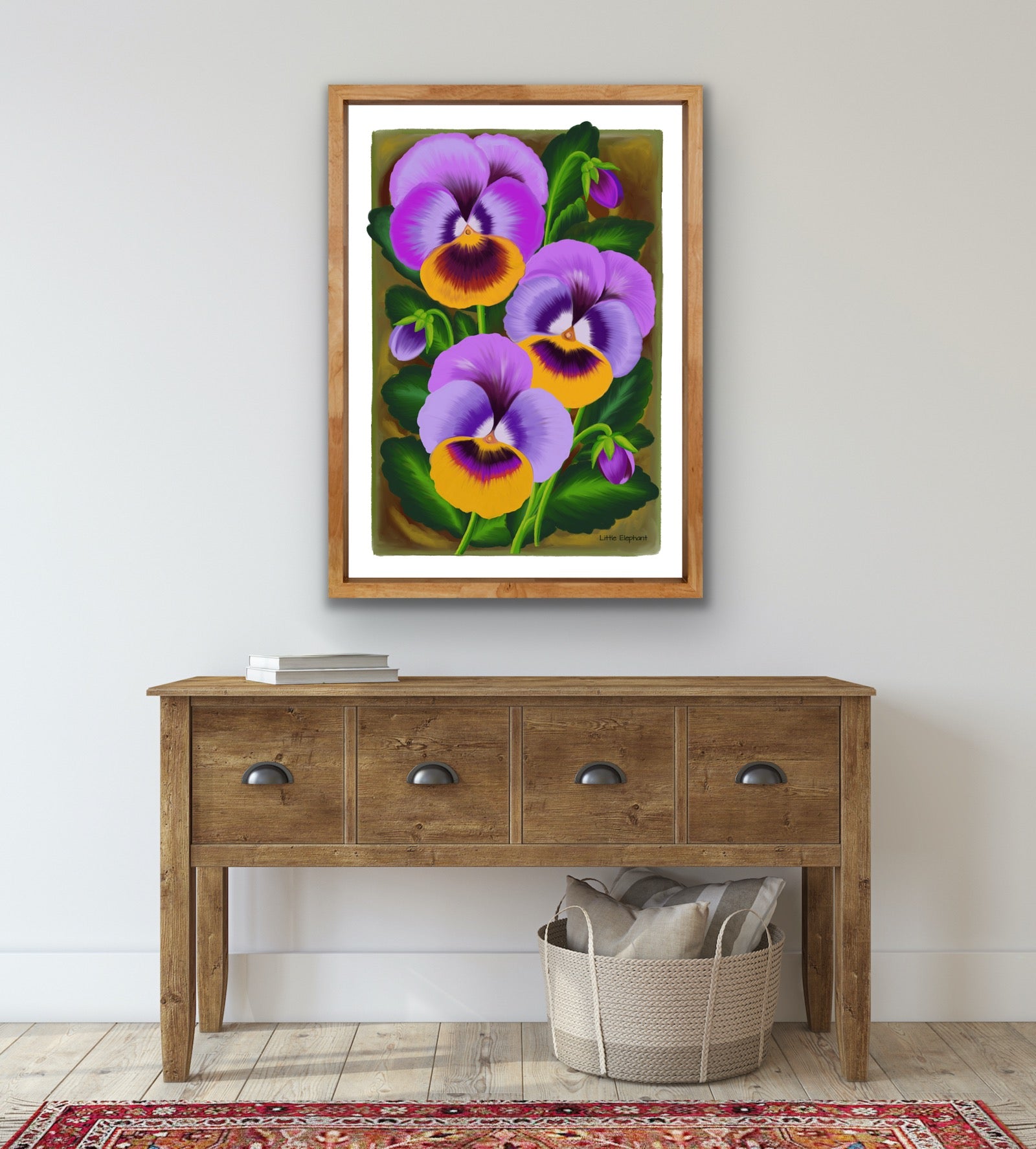 Pansy Poetry | Wall Art