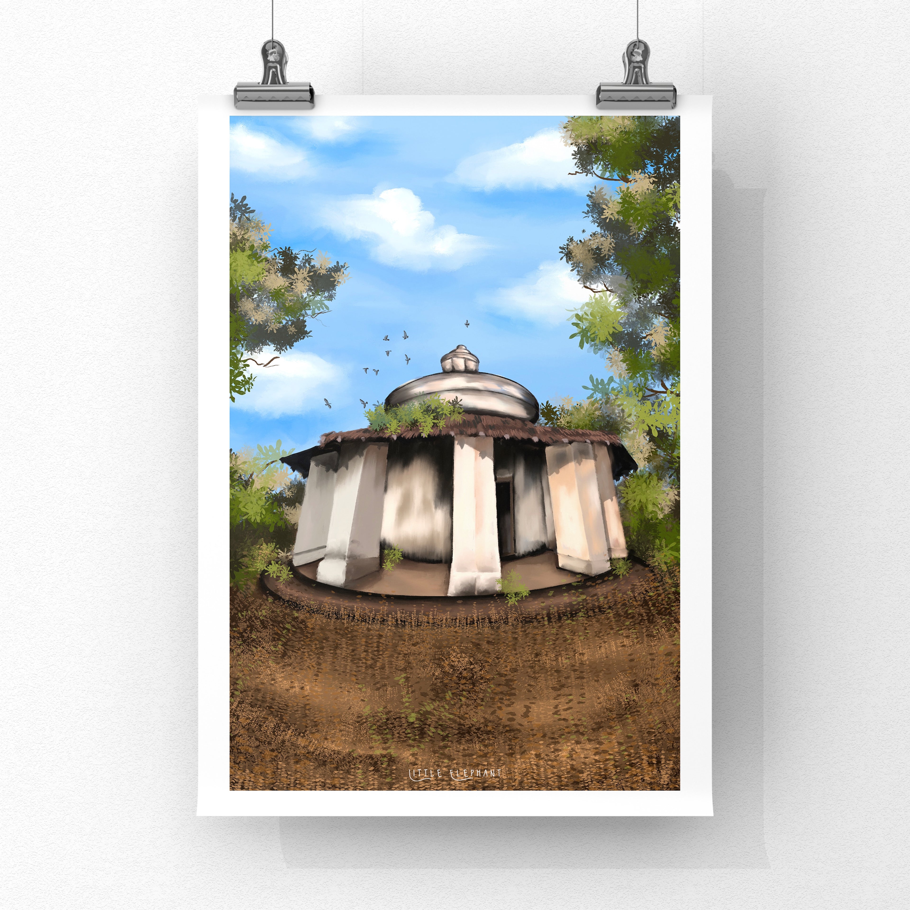ancient stone chapel