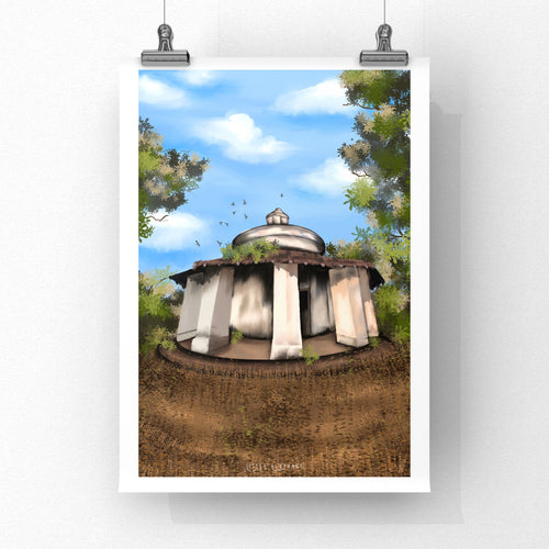 ancient stone chapel