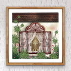 Burnt Orange Window | Wall Art