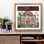 Burnt Orange Window | Wall Art