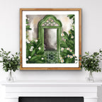 Forest Green Window | Wall Art