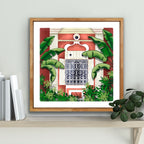 Tuscan Red Window | Wall Art