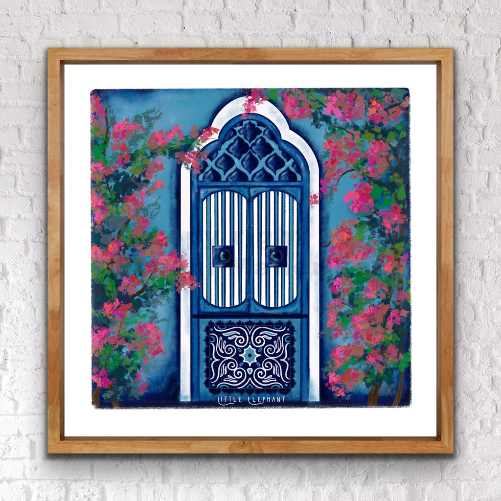 Indigo Window | Wall Art