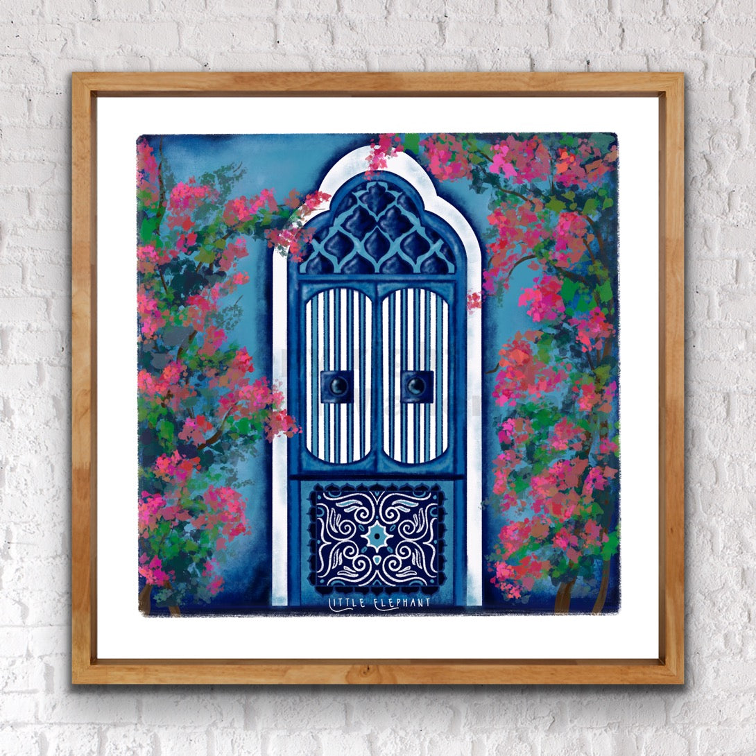 Indigo Window | Wall Art