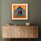 Ocher Window | Wall Art