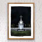 Night at church | Wall Art