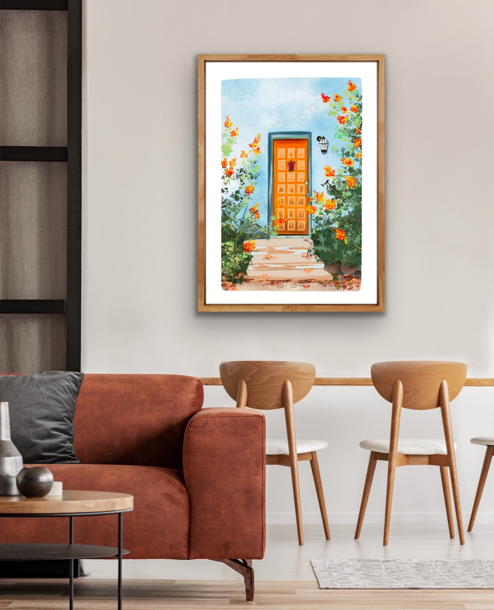 Orange Door | Wall Art
