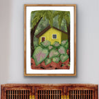 Caladium Yellow House | Wall Art