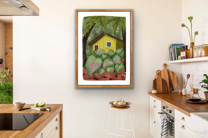 Caladium Yellow House