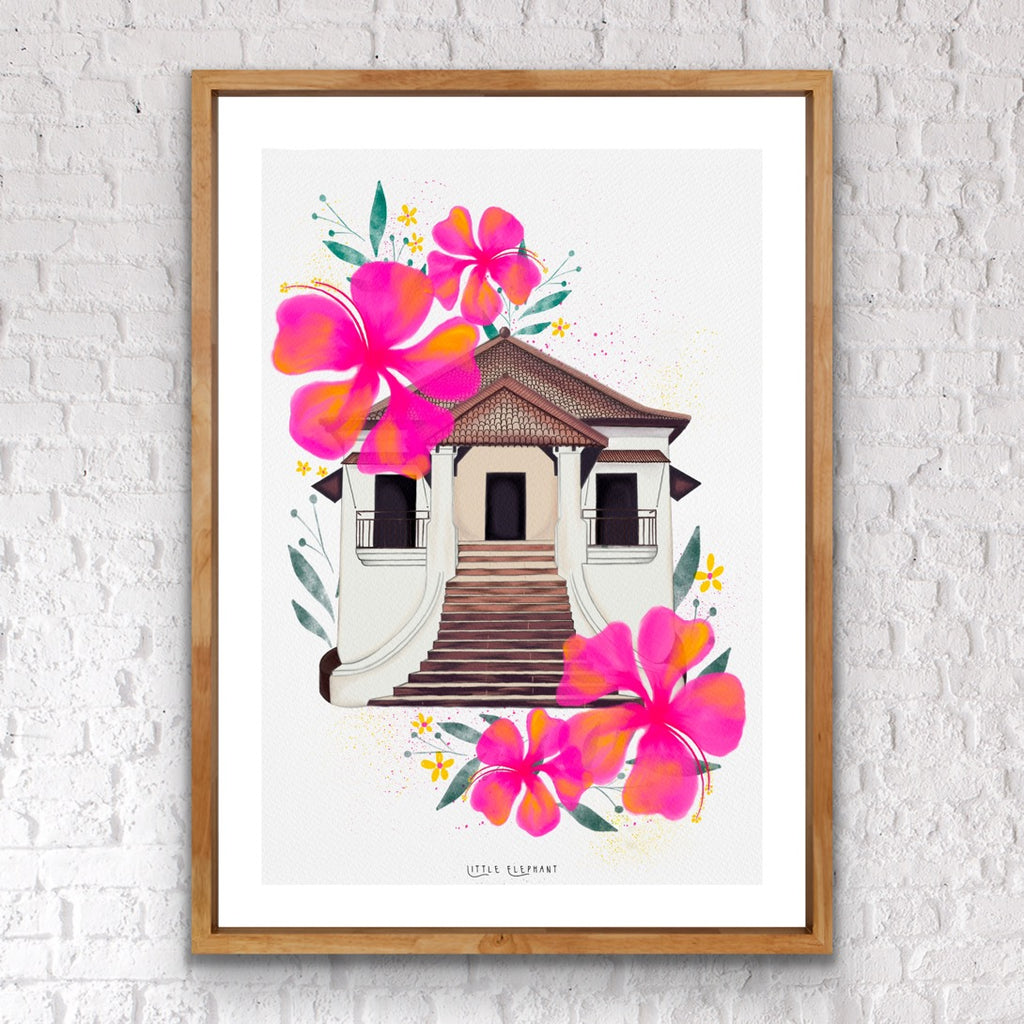 Hibiscus Villa | Wall Art