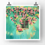 calming green art