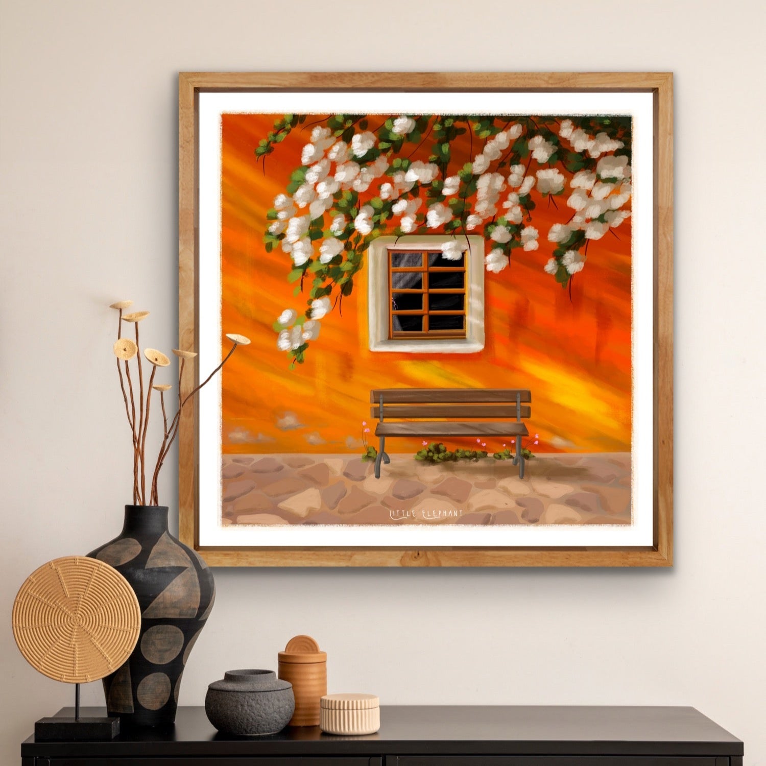 serene landscape art
