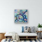 Cosmic Kitty Nap | Wall Art