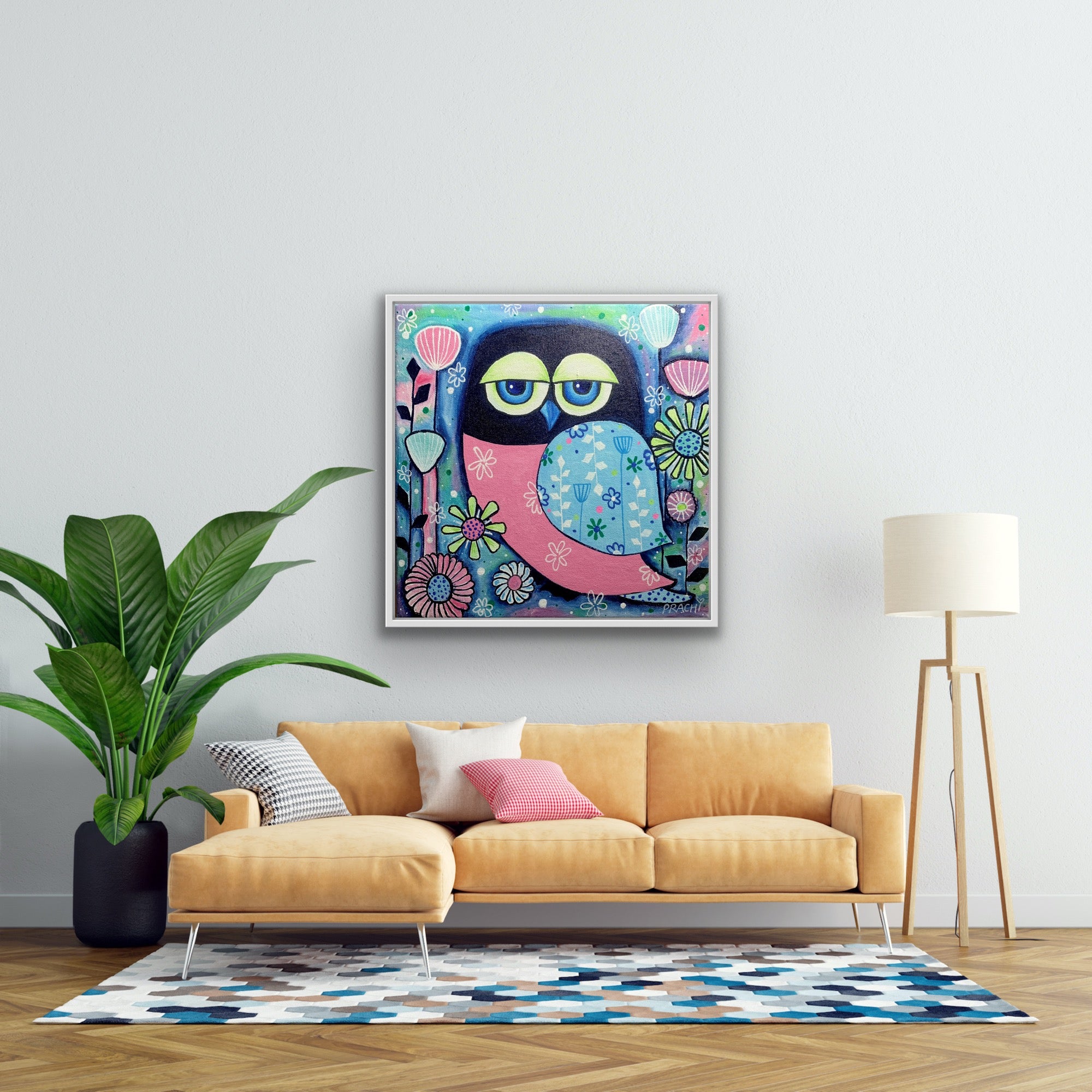 Dream Garden Owl | Wall Art