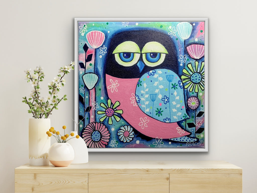 Dream Garden Owl | Wall Art