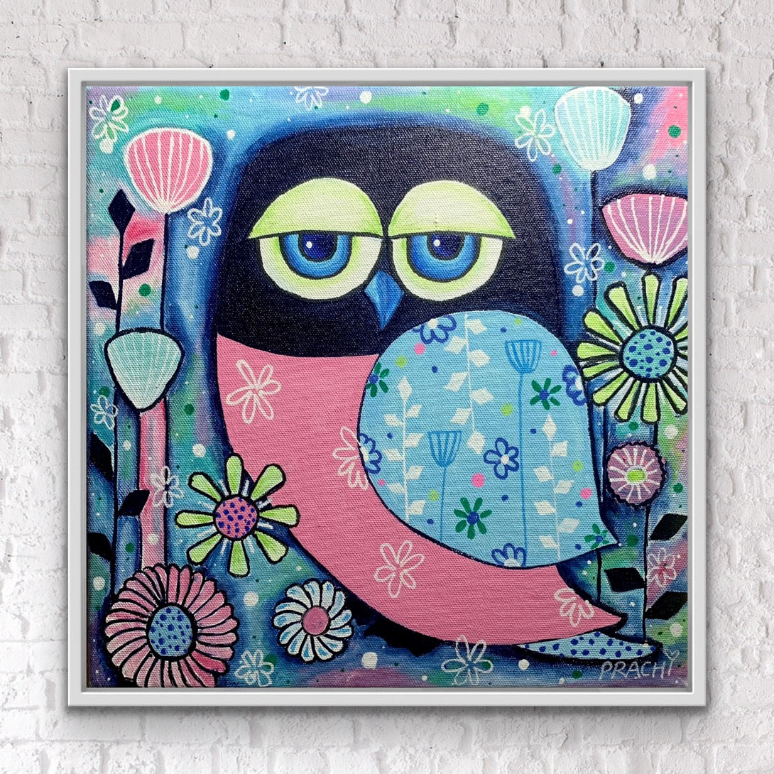 Dream Garden Owl | Wall Art
