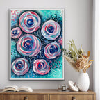 Whirlwind Roses | Wall Art