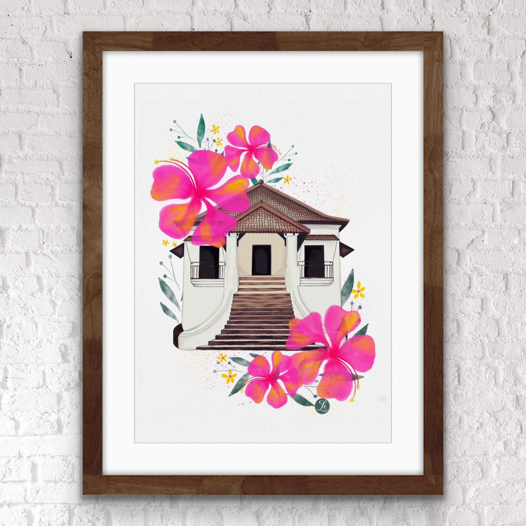 Hibiscus Villa | Wall Art