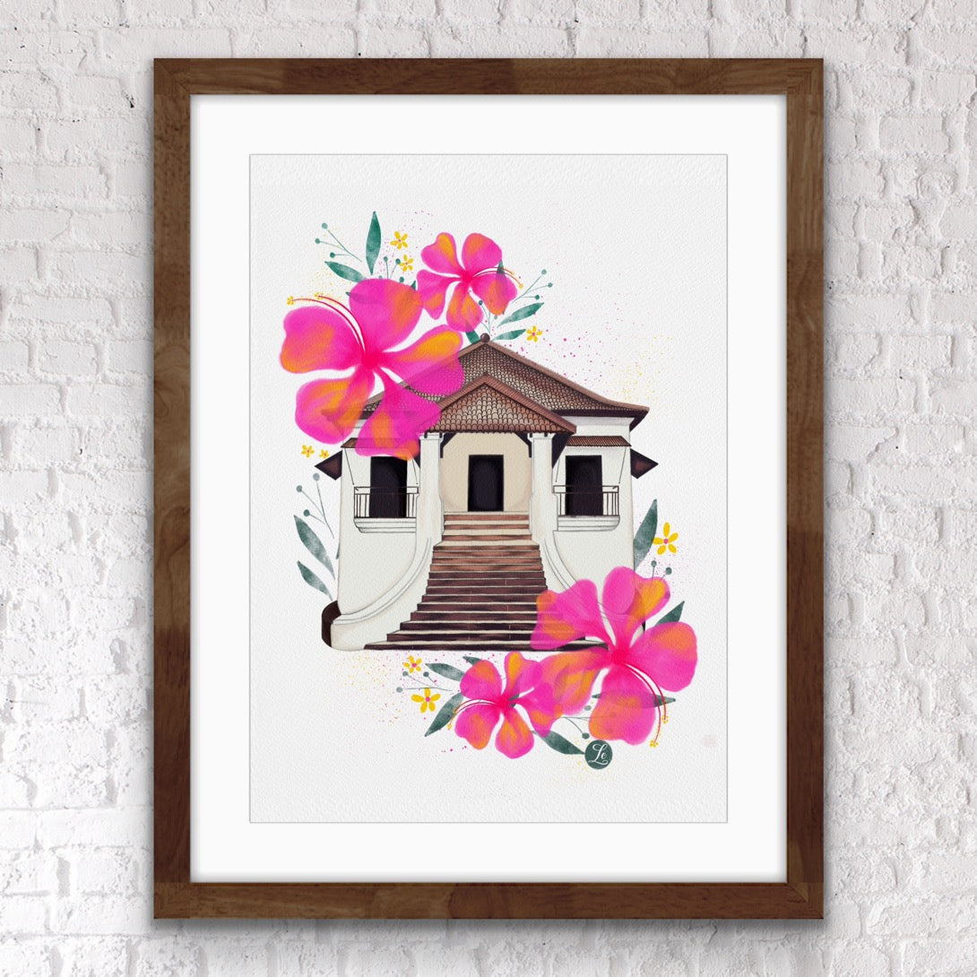 Hibiscus Villa | Wall Art