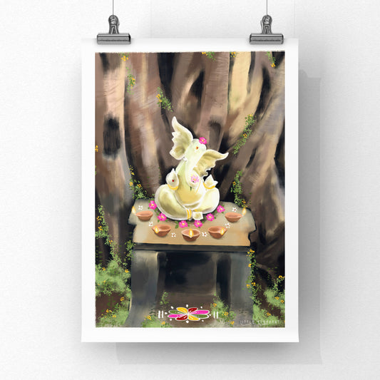 The Forest Deity Giclee Art