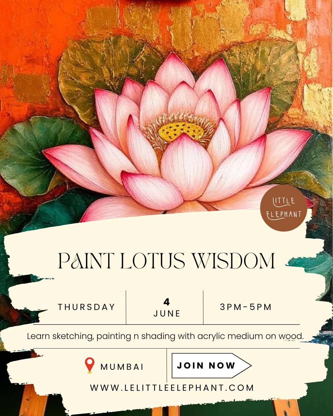 Paint Lotus Wisdom Workshop
