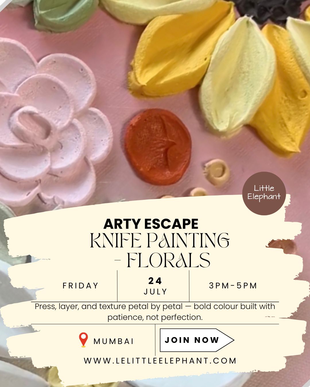 Knife Painting - Florals Workshop