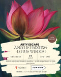 Acrylic Painting - Lotus Wisdom Workshop